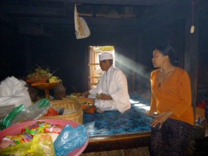 There is one more prayer session with the holy man