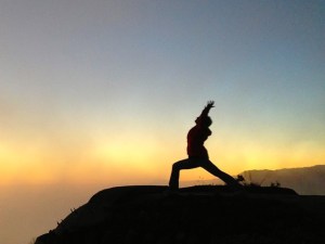 Jessa at sunset - southern coast of California