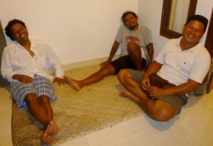 The three brothers Suda left, Sudi center, Belos right