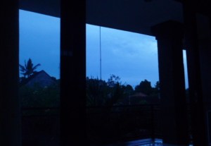 The morning view from my pillow